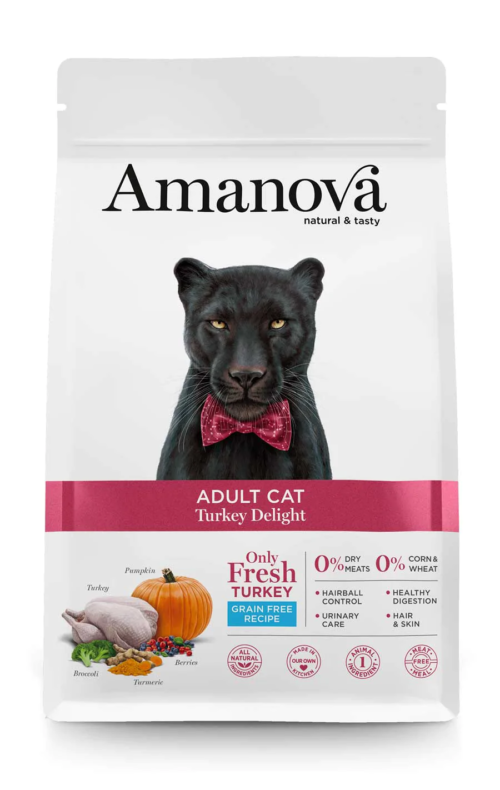 Amanova ADULT CAT Turkey & Pumpkin No Grain