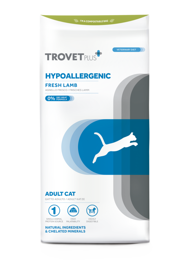 TROVET PLUS HYPOALLERGENIC ŚWIEŻA JAGNIĘCINA dla kotów