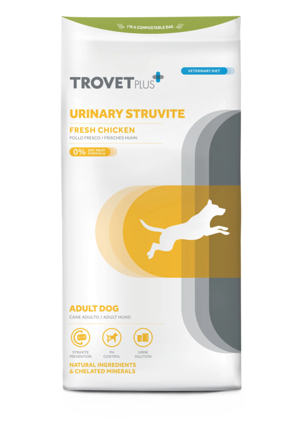 TROVET PLUS URINARY STRUVITE FRESH CHICKEN dla psów