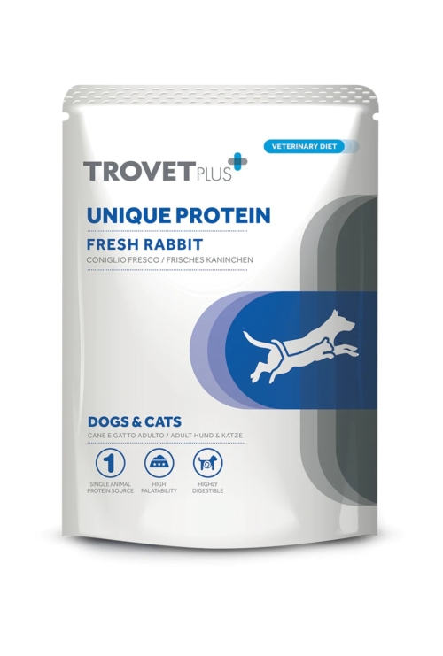 TROVET PLUS UNIQUE PROTEIN FRESH RABBIT